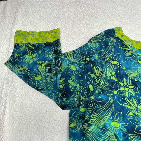 Women’s 1X  Green/Blue Soft Surroundings Top - Picture 7 of 13